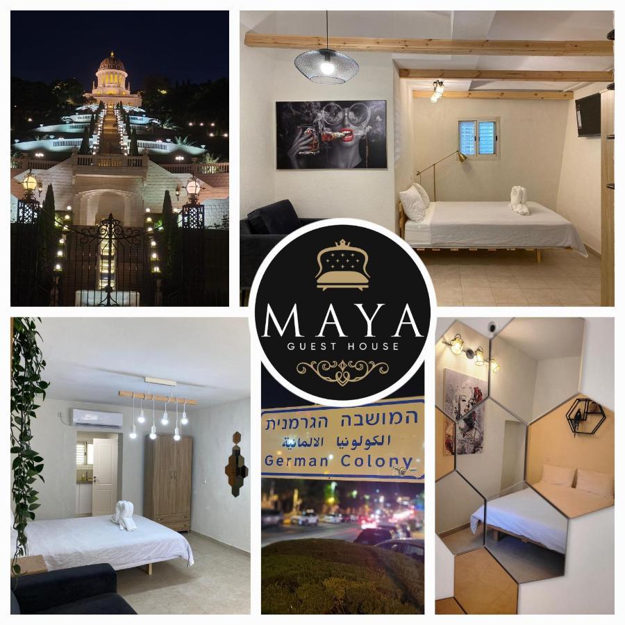 Maya Guest House - German Colony & Bahai Gardens, Haifa Bagian luar foto
